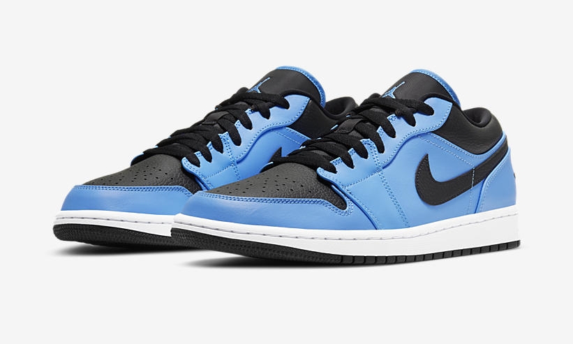 ナイキ エア ジョーダン 1 ロー “ユニバーシティブルー/ブラック” (NIKE AIR JORDAN 1 LOW “University Blue/Black”) [553558-403]