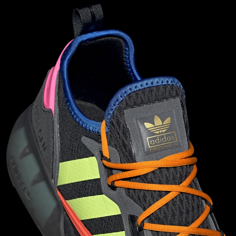 10/14発売！adidas Originals ZX 2K BOOST “Core Black/Solar Slime/Semi Solar Red” (アディダス ゼットエックス 2K ブースト “コアブラック/ソーラースライム/セミソーラーレッド”) [FY4005]