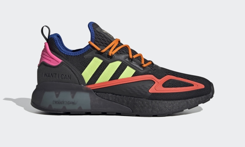 10/14発売！adidas Originals ZX 2K BOOST “Core Black/Solar Slime/Semi Solar Red” (アディダス ゼットエックス 2K ブースト “コアブラック/ソーラースライム/セミソーラーレッド”) [FY4005]