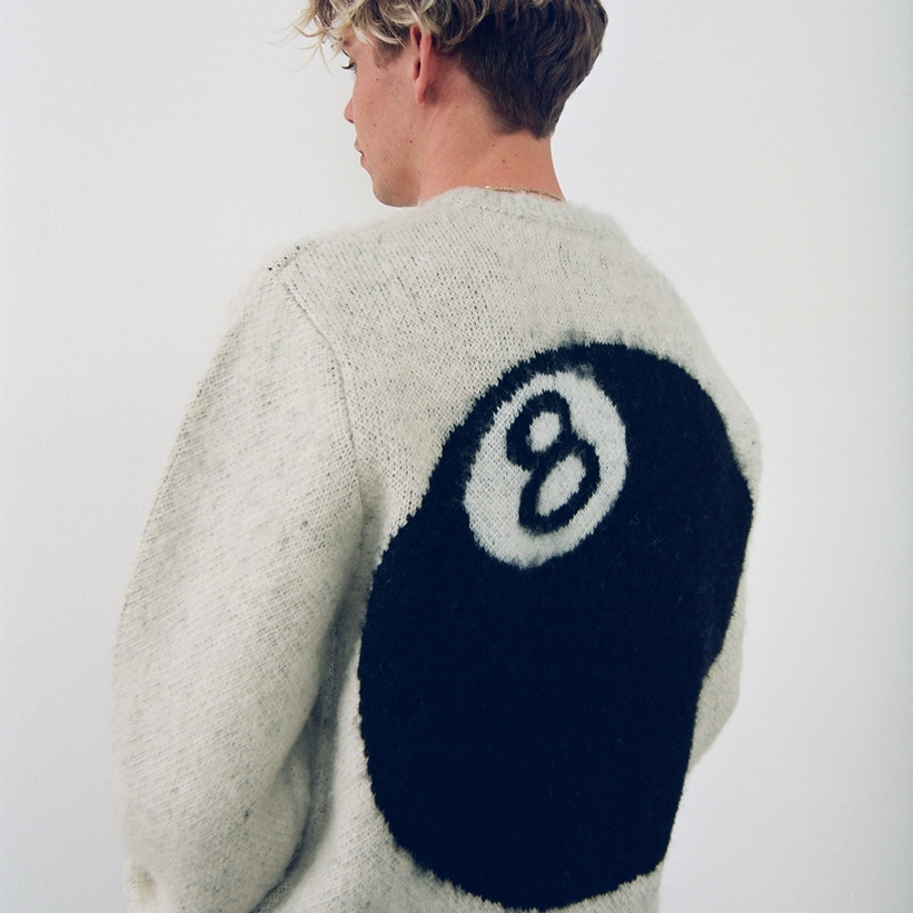 Stussy 8 Ball  Brushed Mohair Sweater