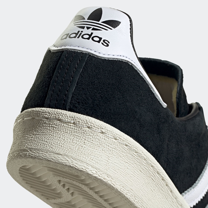 10/7発売！adidas Originals CAMPUS 80s “Core Black/White” (アディダス オリジナルス キャンパス 80s “コアブラック/ホワイト”) [FW5046]
