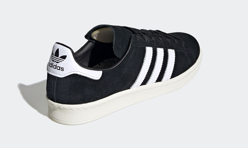 10/7発売！adidas Originals CAMPUS 80s “Core Black/White” (アディダス オリジナルス キャンパス 80s “コアブラック/ホワイト”) [FW5046]