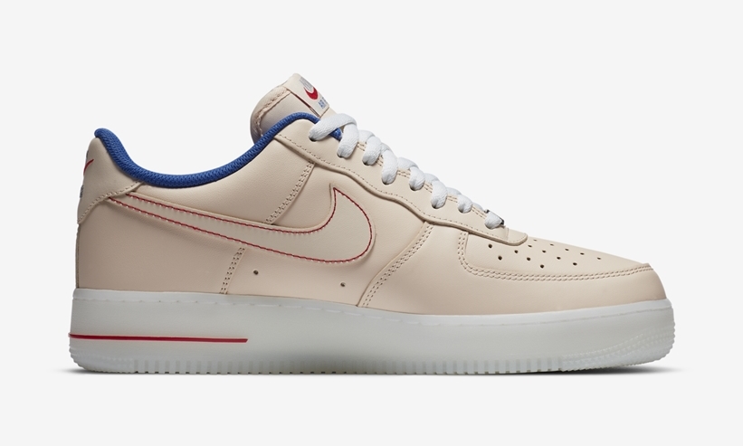 ナイキ エア フォース 1 ロー “ベージュ/ブルー/レッド” (NIKE AIR FORCE 1 LOW “Beige/Blue/Red”) [DH0928-800]