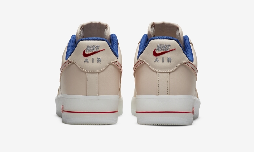 ナイキ エア フォース 1 ロー “ベージュ/ブルー/レッド” (NIKE AIR FORCE 1 LOW “Beige/Blue/Red”) [DH0928-800]