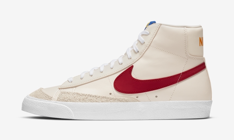 ナイキ ブレーザー ミッド “ベージュ/ブルー/レッド” (NIKE BLAZER MID “Beige/Blue/Red”) [DH0929-800]