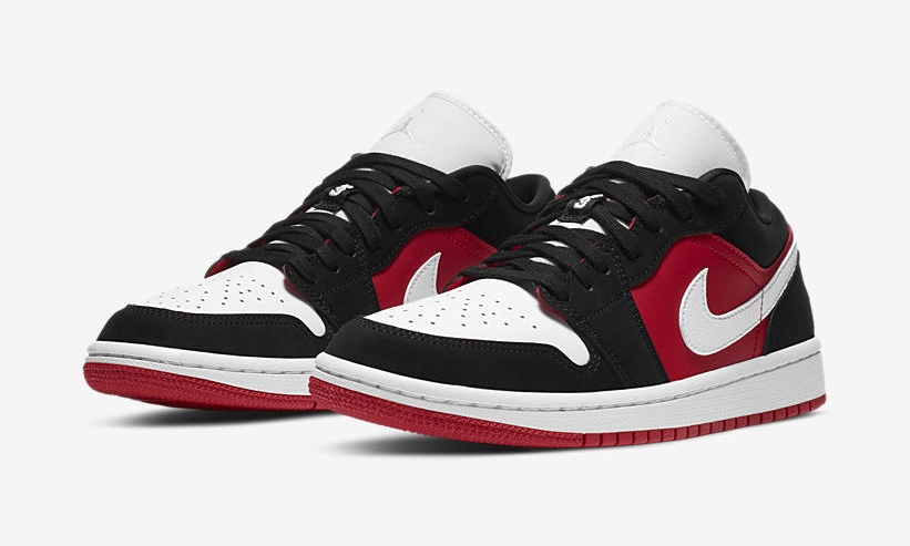 ナイキ ウィメンズ エア ジョーダン 1 ロー “ブラック/ジムレッド/ホワイト” (NIKE WMNS AIR JORDAN 1 LOW “Black/Gym Red/White”) [DC0774-016]