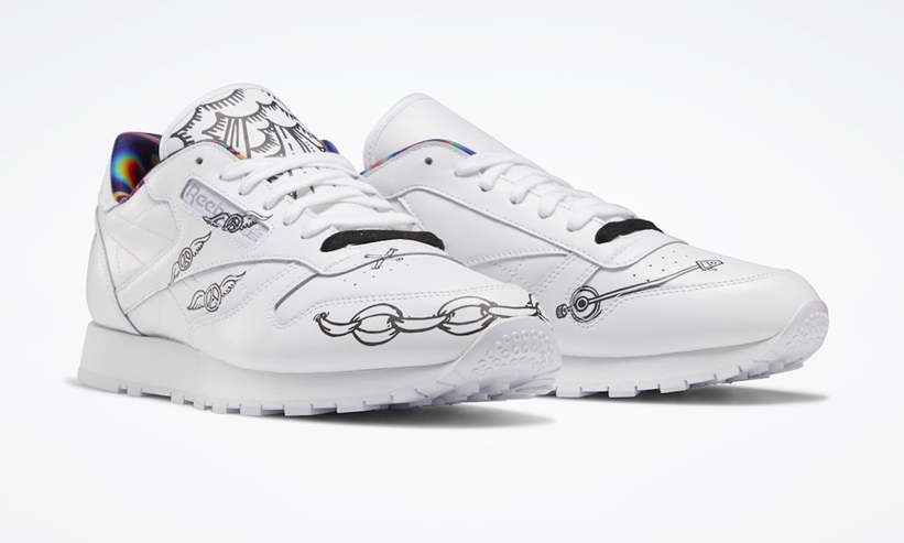 11/4 発売！リーボック “ピースデー” クラシックレザー/クラブ C 85 “ホワイト/ブラック” (REEBOK “Peace Day” CLASSIC LEATHER/CLUB C 85 “White/Black”) [FX3339,Q46200]