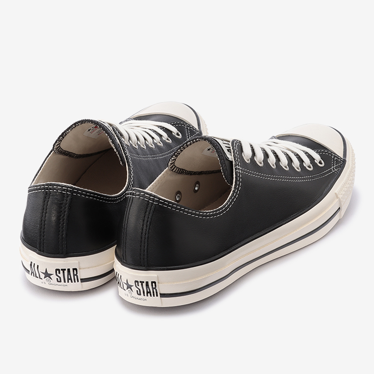 10/16発売！光沢が上品なレザー素材をアッパーに採用した CONVERSE LEATHER ALL STAR US OX (コンバース レザー オールスター US OX)