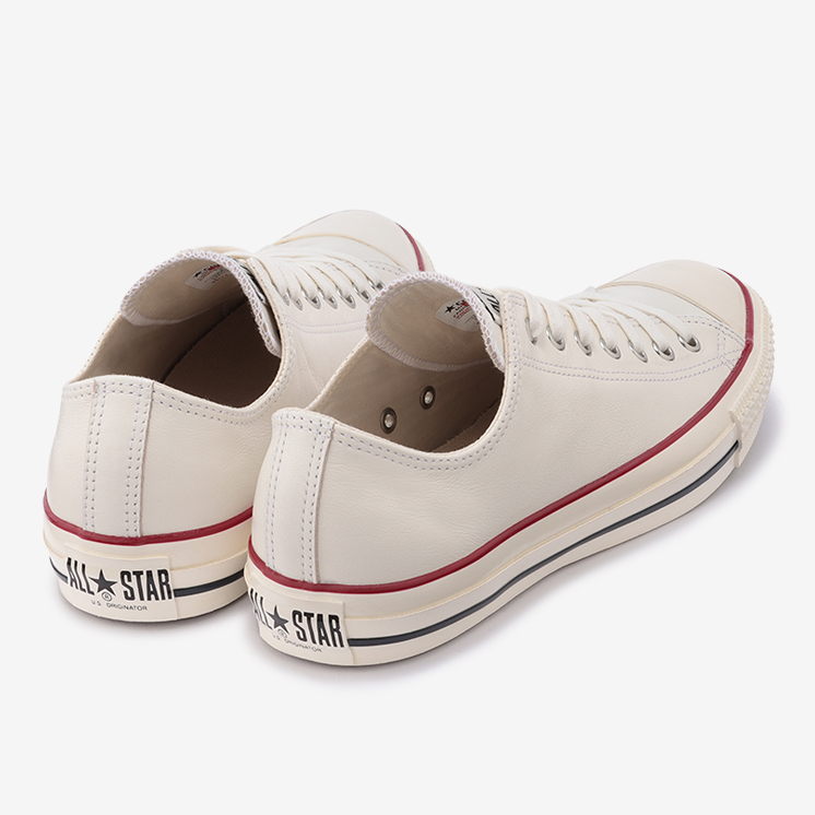 10/16発売！光沢が上品なレザー素材をアッパーに採用した CONVERSE LEATHER ALL STAR US OX (コンバース レザー オールスター US OX)