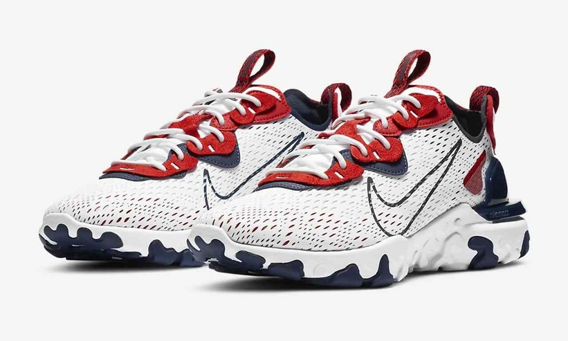 ナイキ リアクト ビジョン “ホワイト/ユニバーシティレッド/ディープブルー” (NIKE REACT VISION “White/University Red/Deep Blue”) [CW7355-100]