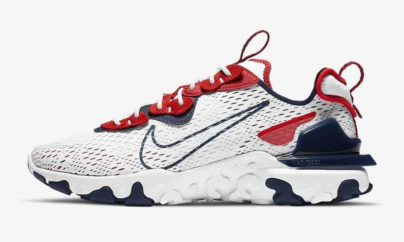 ナイキ リアクト ビジョン “ホワイト/ユニバーシティレッド/ディープブルー” (NIKE REACT VISION “White/University Red/Deep Blue”) [CW7355-100]