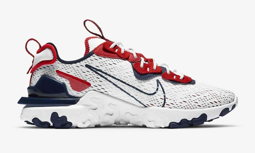 ナイキ リアクト ビジョン “ホワイト/ユニバーシティレッド/ディープブルー” (NIKE REACT VISION “White/University Red/Deep Blue”) [CW7355-100]