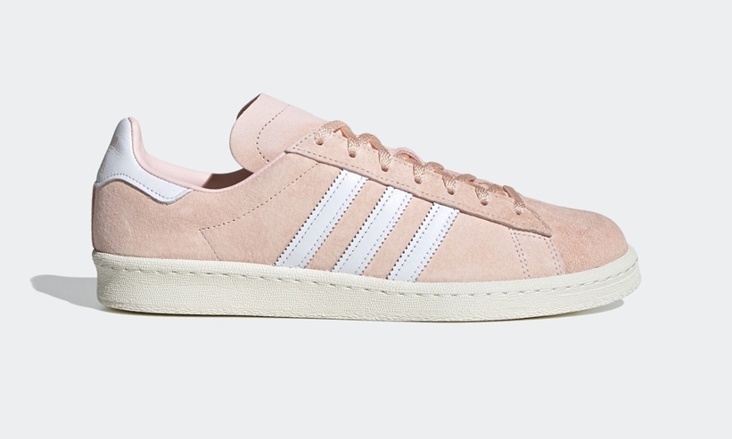 10/14発売！adidas Originals CAMPUS 80s “Pink Tint/White” (アディダス オリジナルス キャンパス 80s “ピンクティント/ホワイト”) [FV0486]