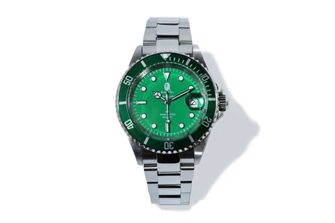 A BATHING APE オリジナルリストウォッチ「TYPE 1 BAPEX GREEN」が10/17から発売 (ア ベイシング エイプ)