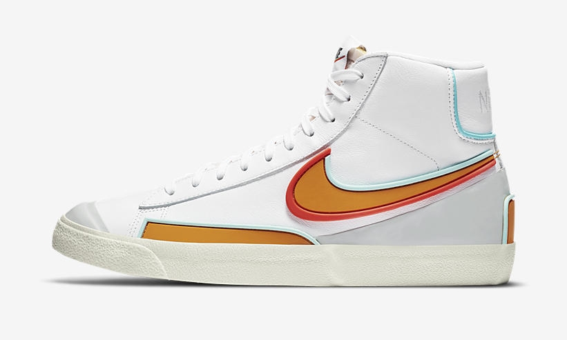 ナイキ ブレーザー ミッド 77 インフィニット/インフィナイト “ホワイト/キンカン” (NIKE BLAZER MID 77 INFINITE “White/Kumquat”) [DA7233-100]