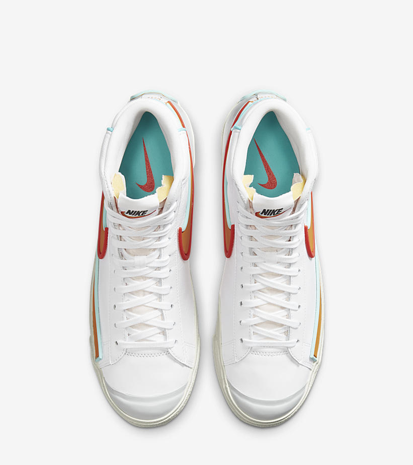 ナイキ ブレーザー ミッド 77 インフィニット/インフィナイト “ホワイト/キンカン” (NIKE BLAZER MID 77 INFINITE “White/Kumquat”) [DA7233-100]