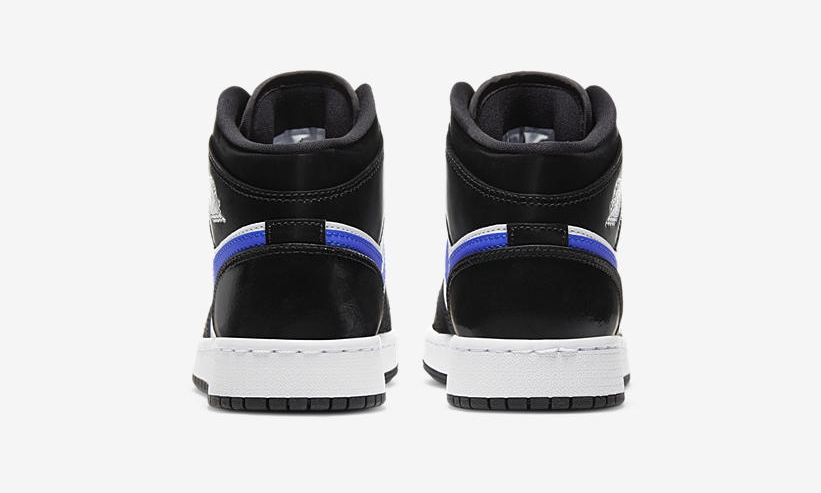 ナイキ GS エア ジョーダン 1 ミッド “ブラック/レーサーブルー/ホワイト/トータルオレンジ” (NIKE GS AIR JORDAN 1 MID “Black/Racer Blue/White/Total Orange”) [554725-084]