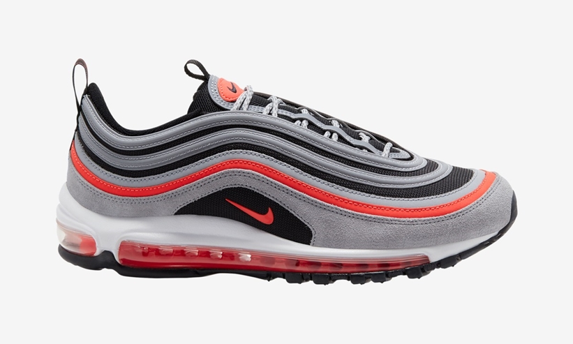 11/9 発売！ナイキ エア マックス 97 “ウルフグレー/ラディアントレッド/ブラック/ホワイト” (NIKE AIR MAX 97 “Wolf Grey/Radiant Red/Black/White) [DB4611-002]