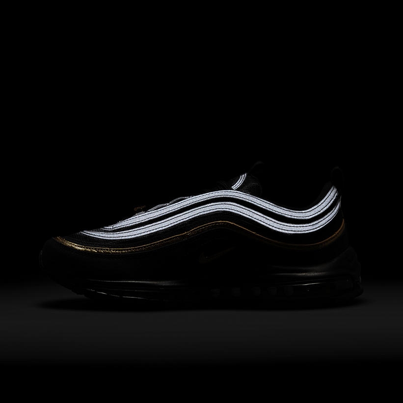 9 13 97 CM NIKE AIR MAX 97 CM Black Metallic Gold DC2190 001 Fullress