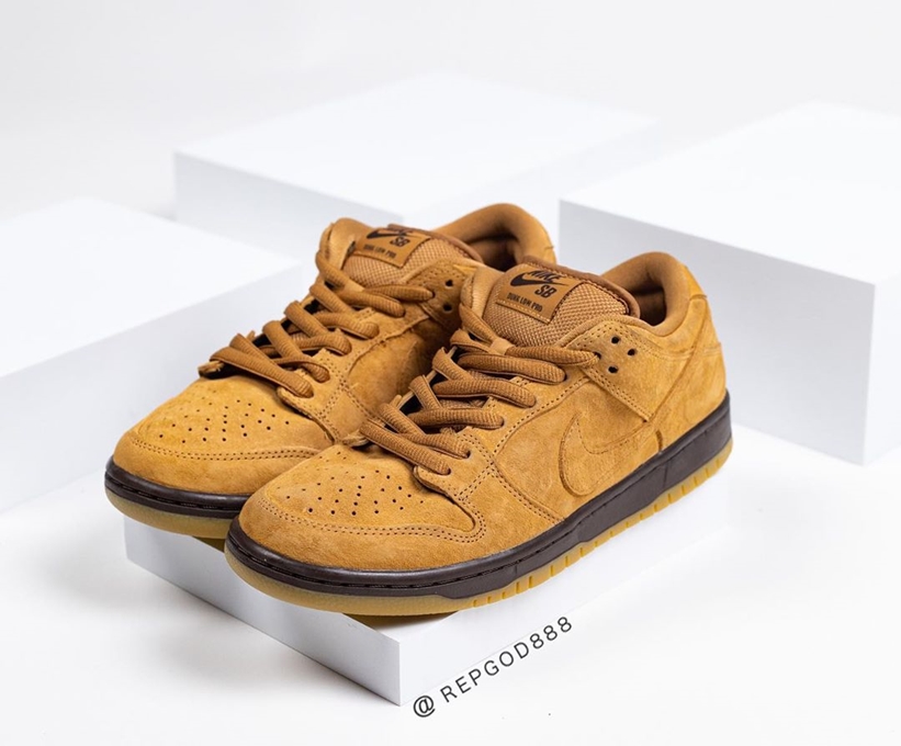 【2023年 11/13、11/18 リストック】ナイキ ダンク SB ロー プロ “ウィート” (NIKE DUNK SB LOW PRO “Wheat”) [BQ6817-204]