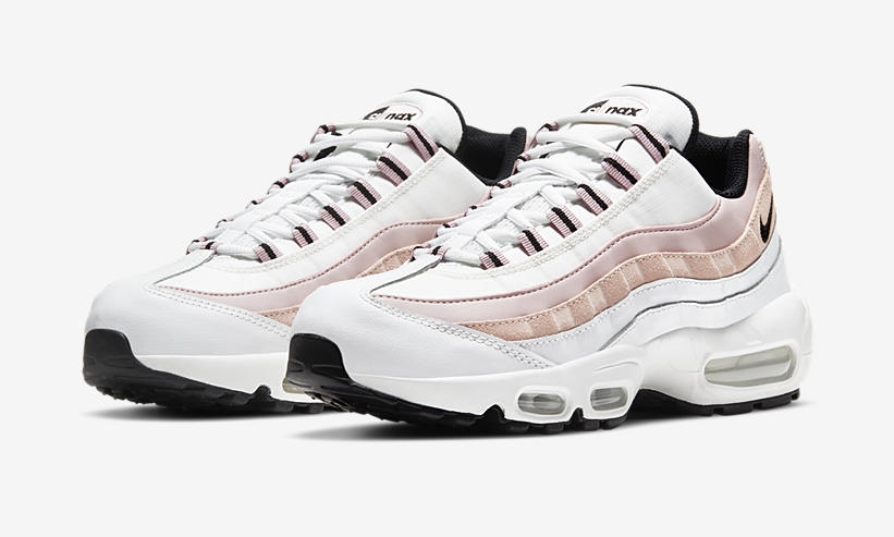 ナイキ エア マックス 95 "サミットホワイト/ブラック/シャンパン” (NIKE AIR MAX 95 "Summit White/Black/Champagne”) [CV8828-100]