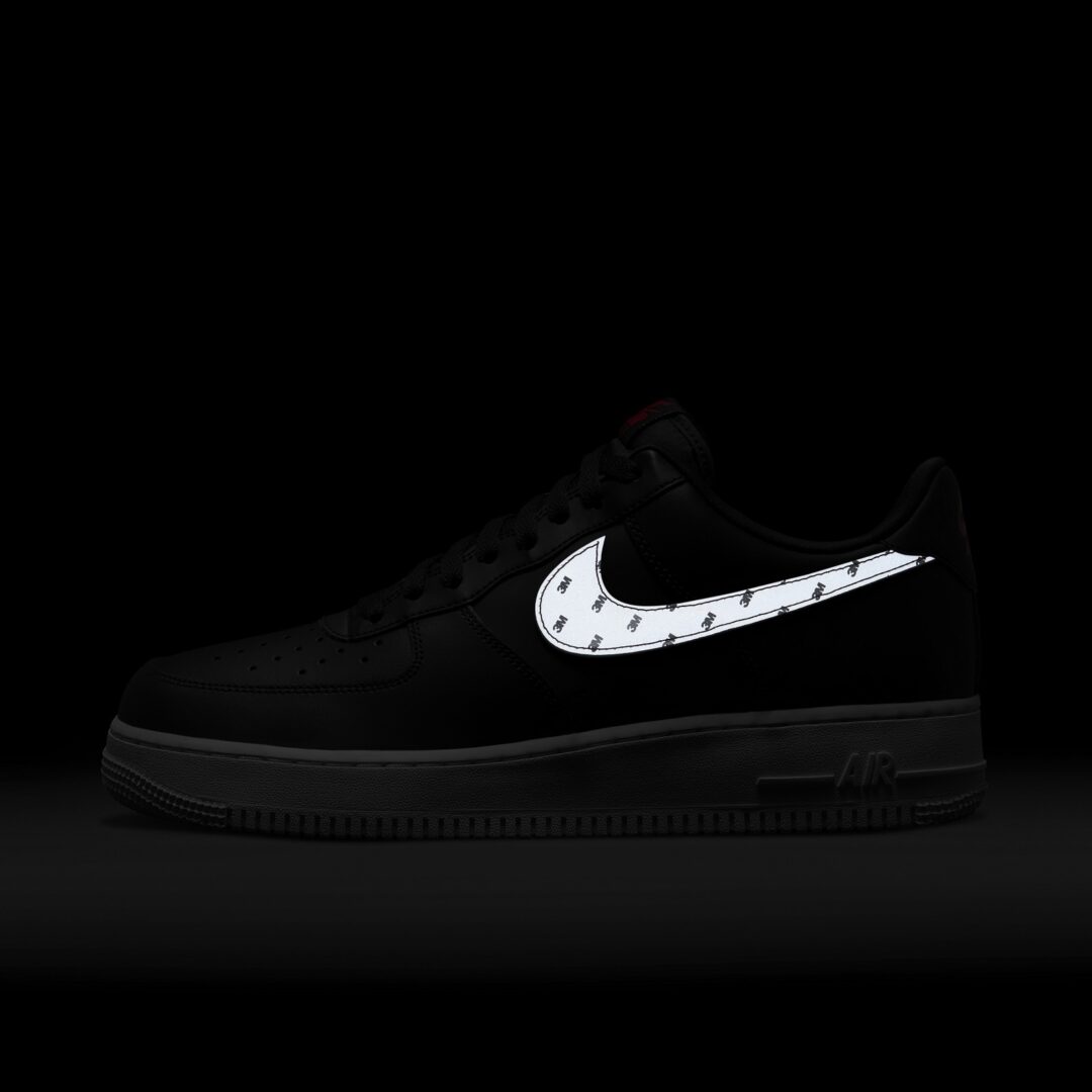 ナイキ エア フォース 1 ロー 3M スウッシュ “ブラック/ホワイト” (NIKE AIR FORCE 1 LOW 3M Swoosh “Black/White”) [CT2296-001]