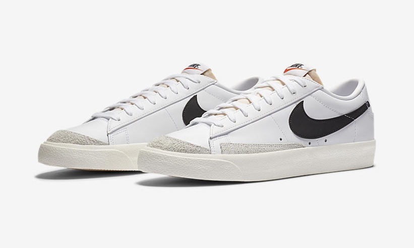 ナイキ ブレーザー ロー 77 ビンテージ "ホワイト/ブラック/セイル" (NIKE BLAZER LOW 77 VINTAGE “White/Black/Sail”) [DA6364-101]