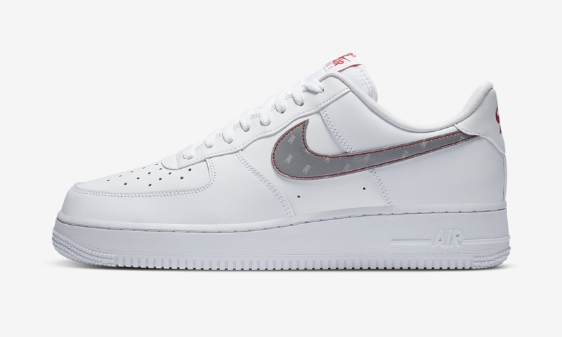 国内 11/16 発売！ナイキ エア フォース 1 ロー 3M スウッシュ “ホワイト/レッド” (NIKE AIR FORCE 1 LOW 3M Swoosh “White/Red”) [CT2296-100]