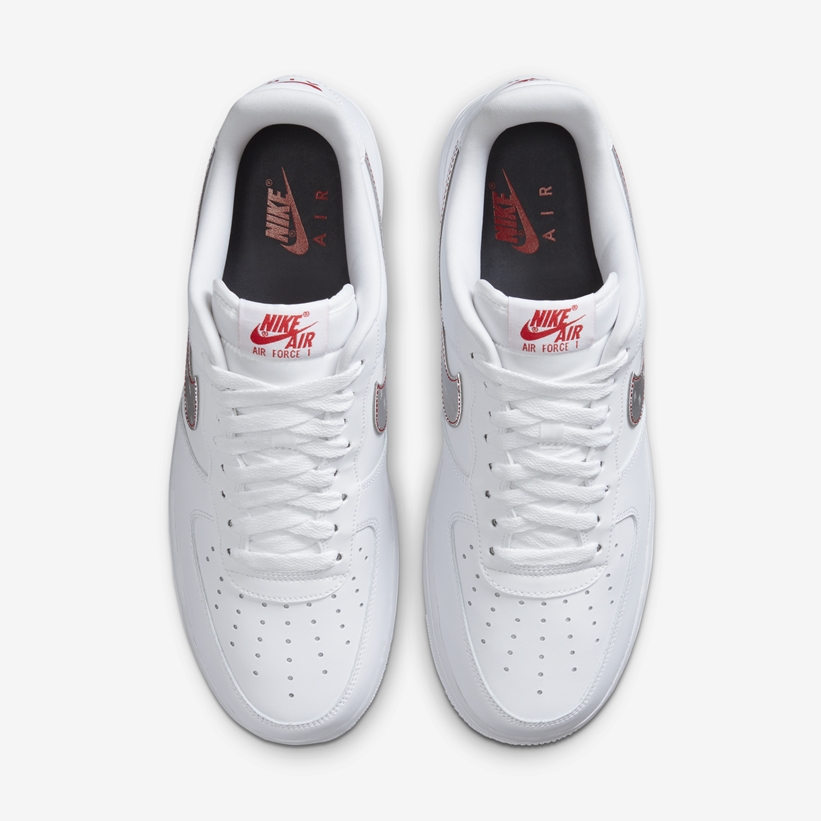 国内 11/16 発売！ナイキ エア フォース 1 ロー 3M スウッシュ “ホワイト/レッド” (NIKE AIR FORCE 1 LOW 3M Swoosh “White/Red”) [CT2296-100]