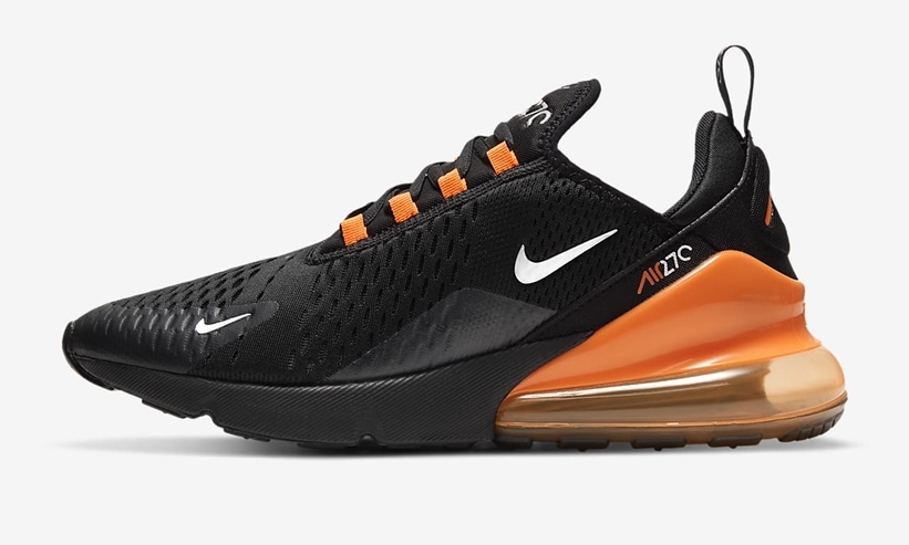 ナイキ エア マックス 270 “ブラック/トータルオレンジ” (NIKE AIR MAX 270 “Black/Total Orange”) [DC1938-001]