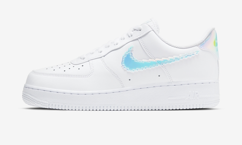 ナイキ エア フォース 1 07 ロー イリディセント “ホワイト/マルチ” (NIKE AIR FORCE 1 07 LOW Iridescent “White/Multi”) [CV1699-100]