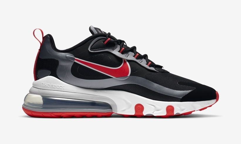 ナイキ エア マックス 270 リアクト “ブラック/シルバー/レッド” (NIKE AIR MAX 270 REACT “Black/Silver/Red”) [CT1646-001]