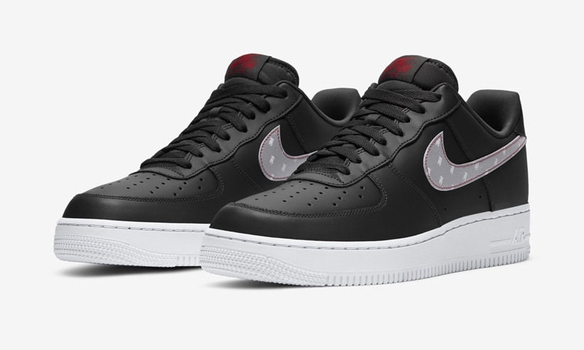 ナイキ エア フォース 1 ロー 3M スウッシュ “ブラック/レッド” (NIKE AIR FORCE 1 LOW 3M Swoosh “Black/Red”) [CT2296-003]