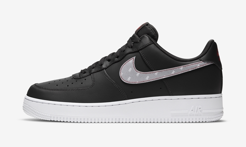 ナイキ エア フォース 1 ロー 3M スウッシュ “ブラック/レッド” (NIKE AIR FORCE 1 LOW 3M Swoosh “Black/Red”) [CT2296-003]