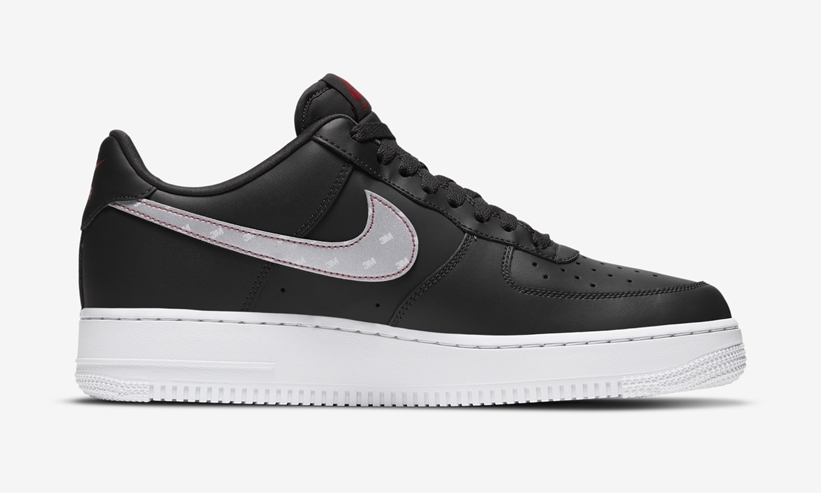 ナイキ エア フォース 1 ロー 3M スウッシュ “ブラック/レッド” (NIKE AIR FORCE 1 LOW 3M Swoosh “Black/Red”) [CT2296-003]