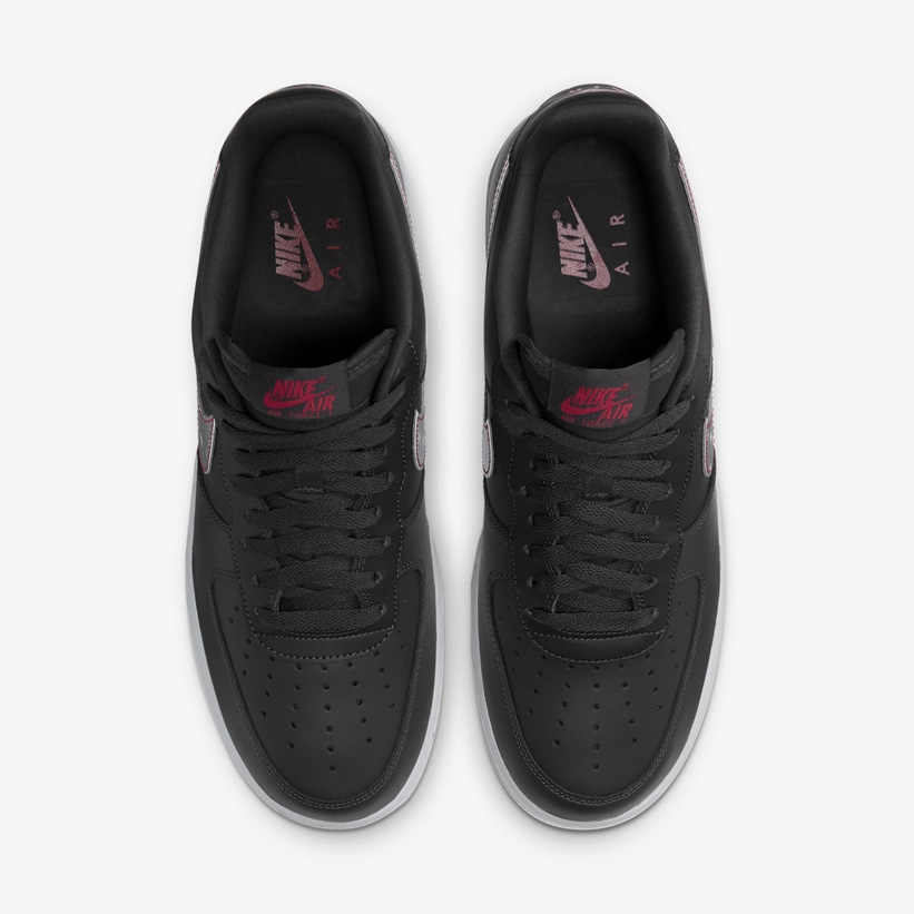 ナイキ エア フォース 1 ロー 3M スウッシュ “ブラック/レッド” (NIKE AIR FORCE 1 LOW 3M Swoosh “Black/Red”) [CT2296-003]