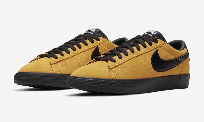 ナイキ SB ブレーザー ロー GT “ユニバーシティゴールド/ブラック” (NIKE SB BLAZER LOW GT “University Gold/Black”) [704939-700]