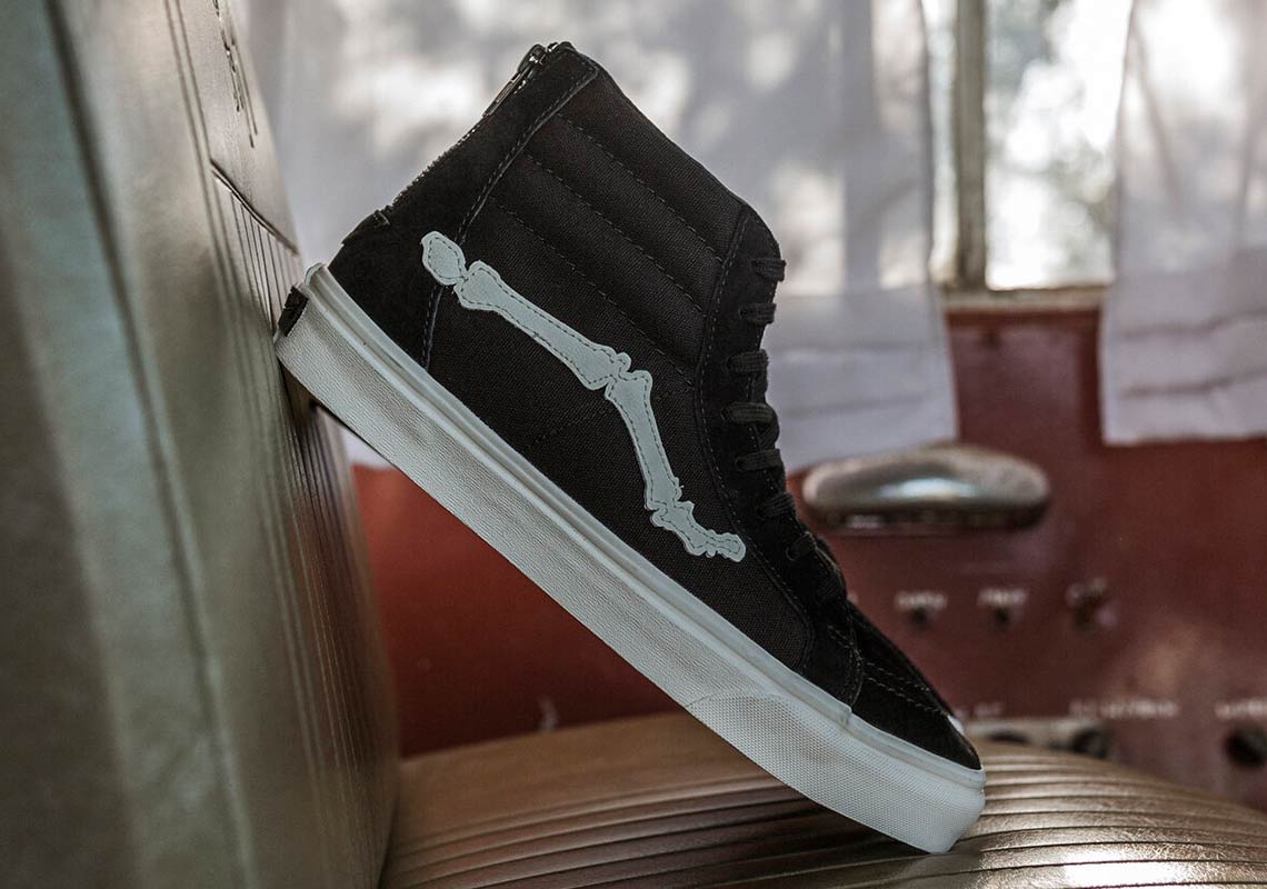 vans blends sk8-hi bone バンズ ボーン スケハイ zipバンズミッド ...