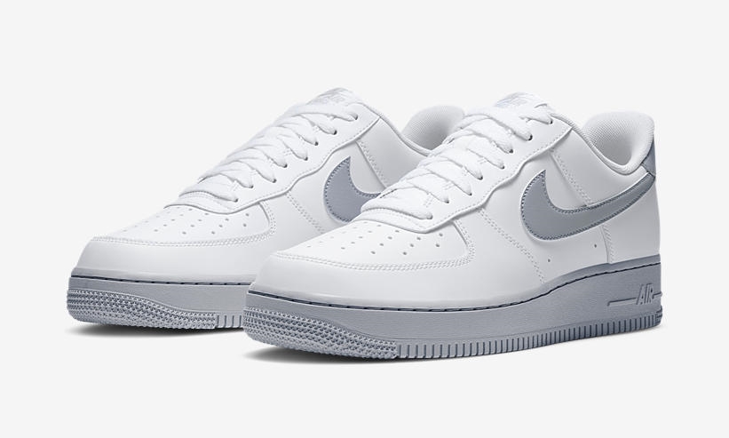 ナイキ エア フォース 1 07 ロー “ホワイト/ウルフグレー” (NIKE AIR FORCE 1 07 LOW “White/Wolf Grey”) [CK7663-104]