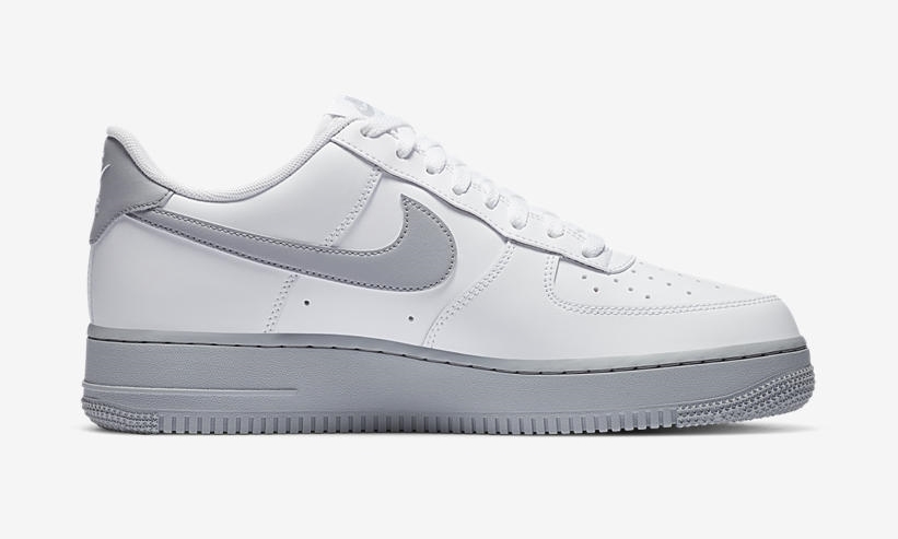 ナイキ エア フォース 1 07 ロー “ホワイト/ウルフグレー” (NIKE AIR FORCE 1 07 LOW “White/Wolf Grey”) [CK7663-104]