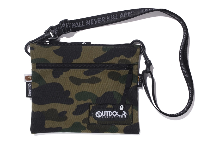 A BATHING APE × OUTDOOR PRODUCTS コラボバッグ 全6型が10/31発売 (ア ベイシング エイプ アウトドアプロダクツ)