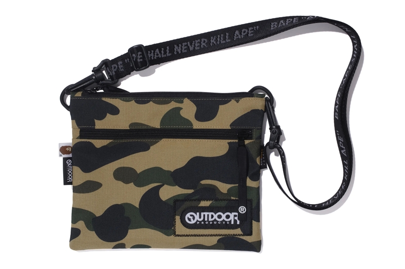 A BATHING APE × OUTDOOR PRODUCTS コラボバッグ 全6型が10/31発売 (ア ベイシング エイプ アウトドアプロダクツ)