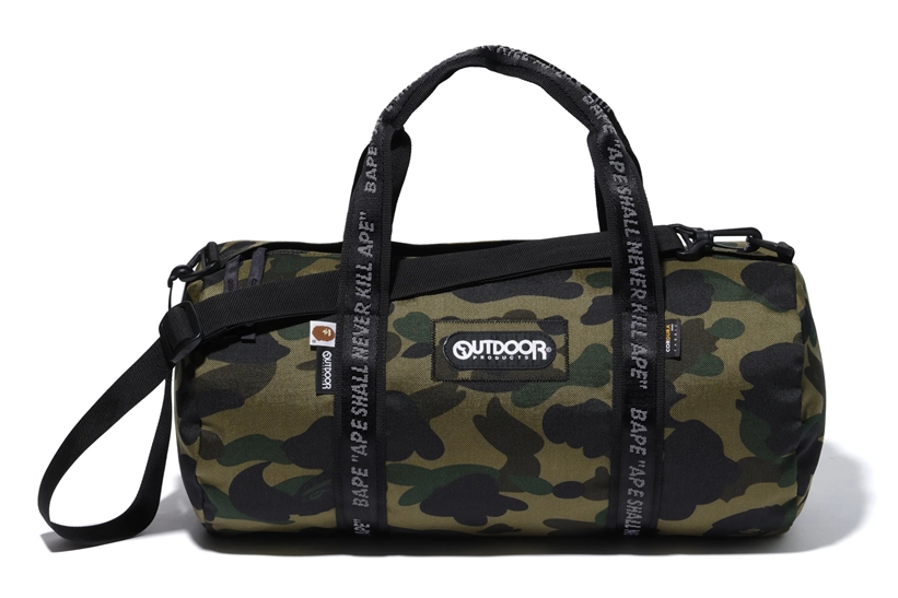 A BATHING APE × OUTDOOR PRODUCTS コラボバッグ 全6型が10/31発売 (ア ベイシング エイプ アウトドアプロダクツ)