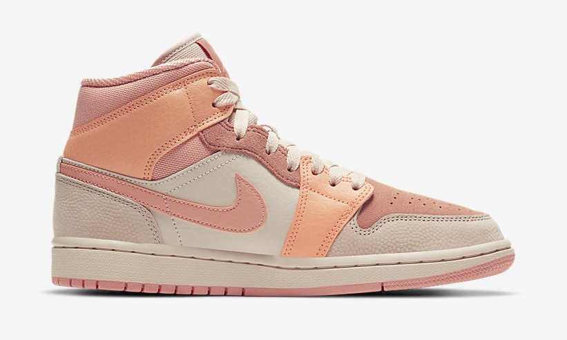 ナイキ エア ジョーダン 1 ミッド “アトミックオレンジ/アプリコットピンク” (NIKE AIR JORDAN 1 MID “Atomic Orange/Apricot Agate”) [DH4270-800]