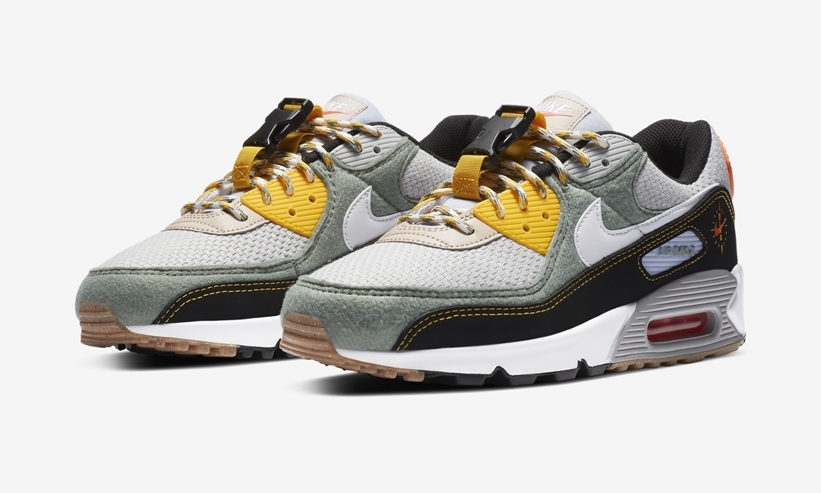 ナイキ エア マックス 90 “ホワイト/グリーン/イエロー/オレンジ” (NIKE AIR MAX 90 “White/Green/Yellow/Orange”) [DC2525-300]