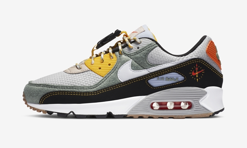 ナイキ エア マックス 90 “ホワイト/グリーン/イエロー/オレンジ” (NIKE AIR MAX 90 “White/Green/Yellow/Orange”) [DC2525-300]