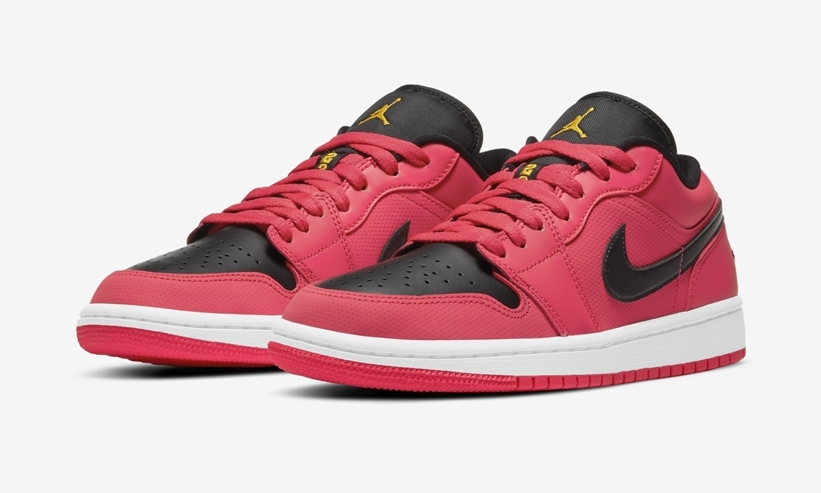 ナイキ ウィメンズ エア ジョーダン 1 ロー “ピンク/ブラック/イエロー” (NIKE WMNS AIR JORDAN 1 LOW “Pink/Black/Yellow”) [DC0774-600]