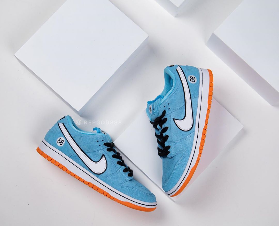 国内 3/1 発売！ナイキ SB ダンク ロー プロ “58” ブルー/ホワイト/オレンジ (NIKE SB DUNK LOW PRO “58″ Blue Chill/Safety Orange) [BQ6817-401]