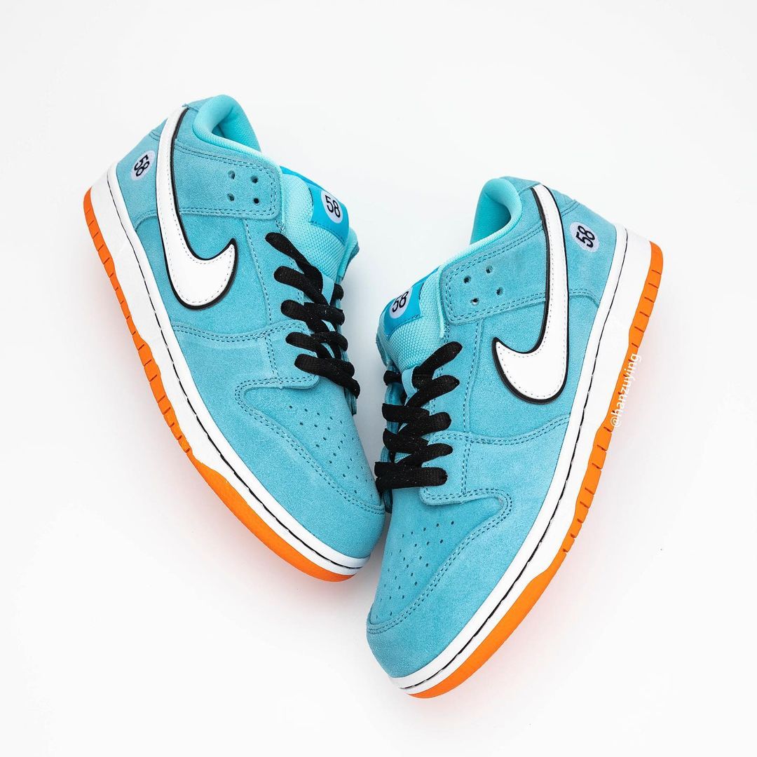 国内 3/1 発売！ナイキ SB ダンク ロー プロ “58” ブルー/ホワイト/オレンジ (NIKE SB DUNK LOW PRO “58″ Blue Chill/Safety Orange) [BQ6817-401]