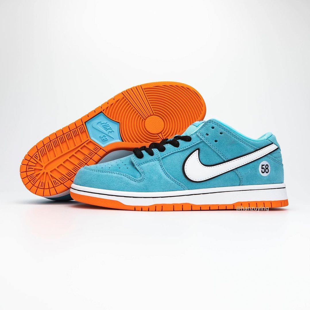 国内 3/1 発売！ナイキ SB ダンク ロー プロ “58” ブルー/ホワイト/オレンジ (NIKE SB DUNK LOW PRO “58″ Blue Chill/Safety Orange) [BQ6817-401]